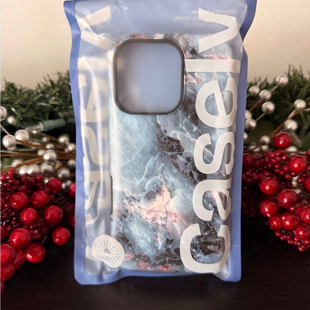 Casely Deep Sea Blue Marble iPhone 16 Pro Case